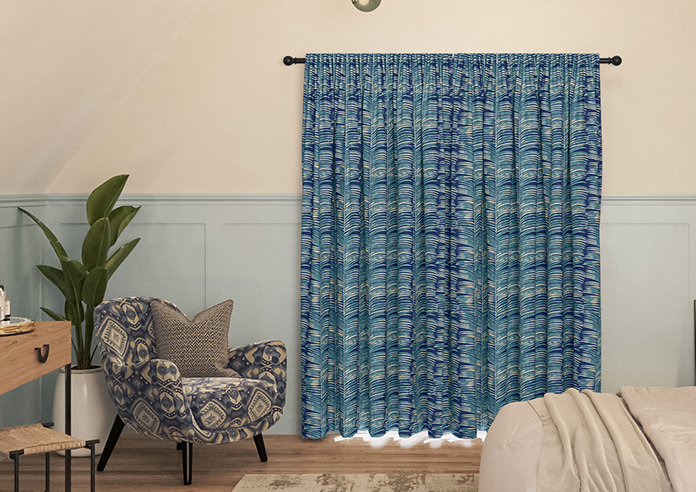 Melody Velvet, Blue Lagoon - Made to Measure Curtains - Image 7
